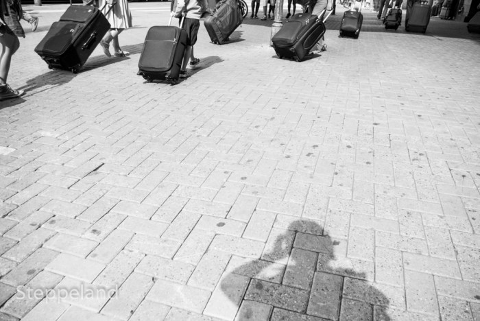 street photographer came late