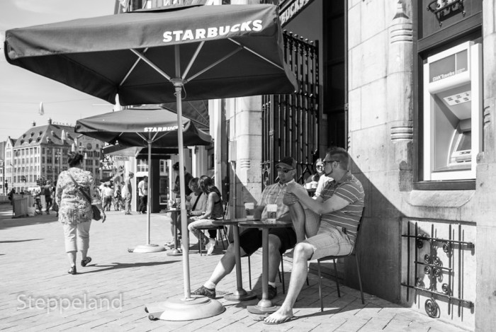 Starbucks morning coffee