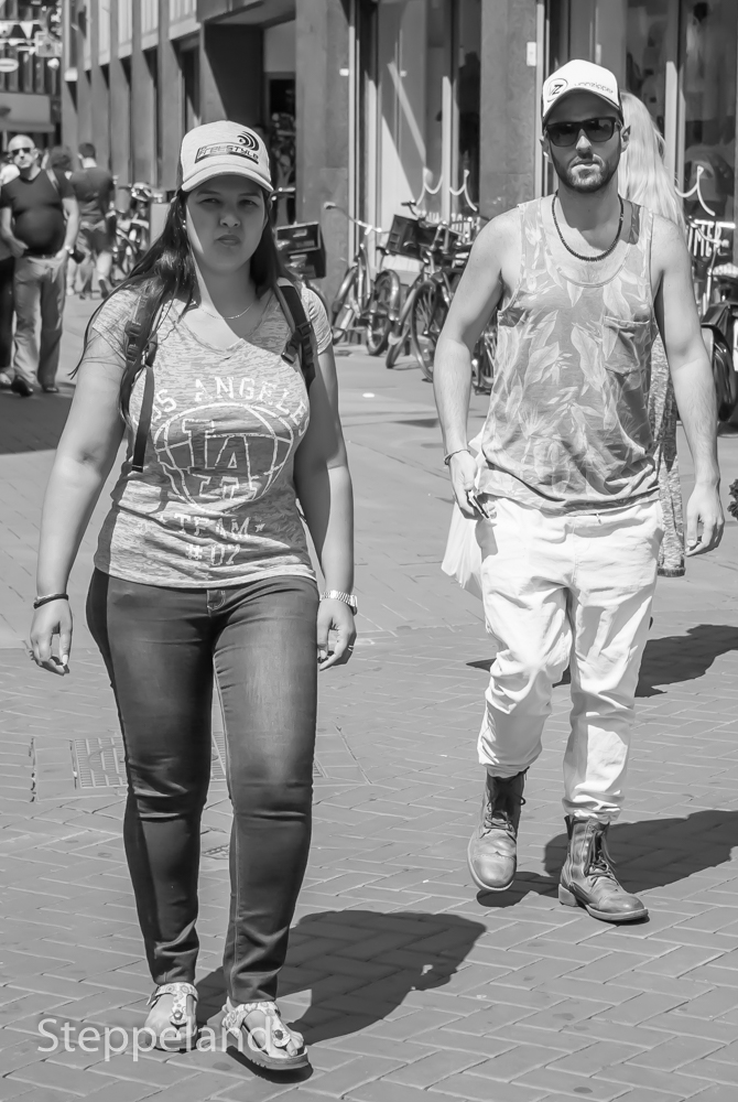 Los Angeles Team - duo street portrait