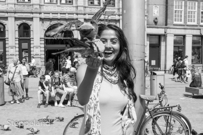 TWO birds in the hand is worth...